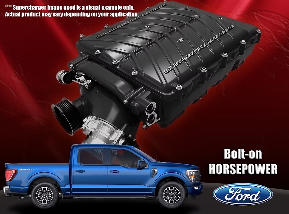Whipple 2024-2026 | F150 5.0L | Stage 2 | 3.0L | Gen 6 Supercharger Kit WK-2317-STG2-30
