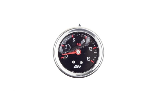 Redhorse Performance 1/8" NPT Fuel Pressure Gauge 0-15psi 5001-15-3