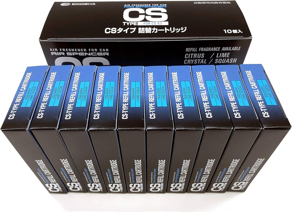 Eikosha GIGA CSX3 Squash Air Spencer JDM Style, Made In Japan Refill 10-pack 000800-10