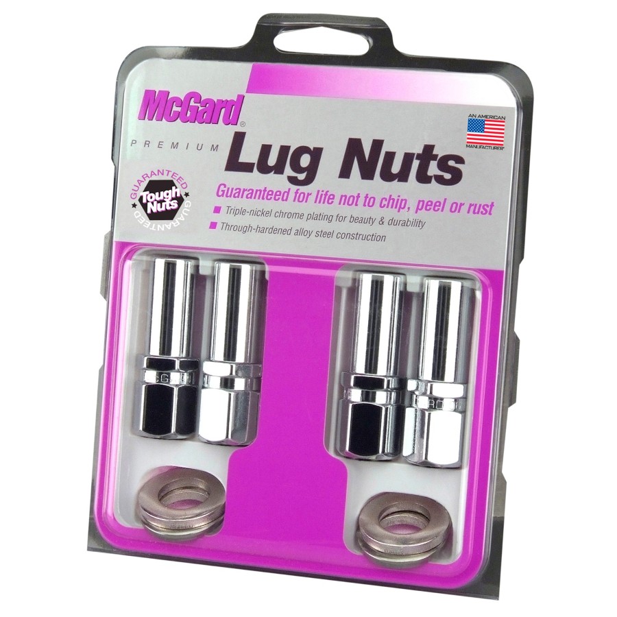 McGard Shank Style (7/16-20 Thread Size) – Set Of 4 Lug Nuts And 4 Washers 63001