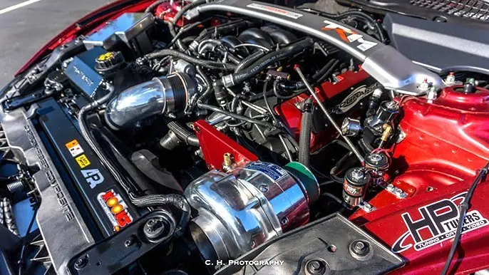 mitchelle_pop_gt350_procharger_underhood.webp