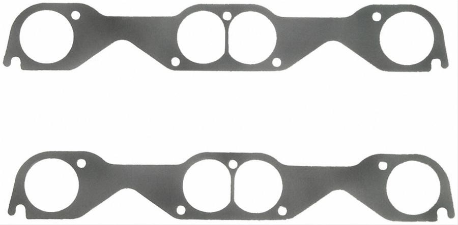 Fel-Pro Exhaust Manifold Gasket, Small Block Chevy, Round Port 1408