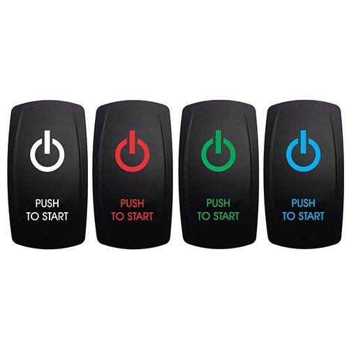 Performance World Red Push Start Button 325101