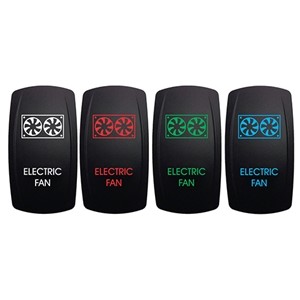 Performance World Red Electric Fan Switch 325104