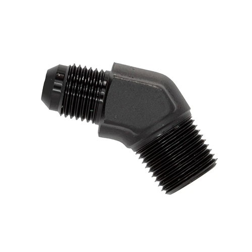 Performance World 8AN 45 Degree Flare To 1/4" NPT Adapter 8230804