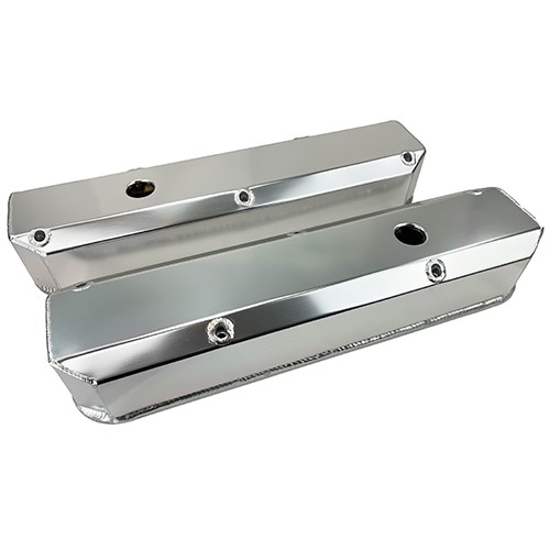 Performance World SB MOPAR 273-360 FABRICATED ALUMINUM VALVE COVERS 366246
