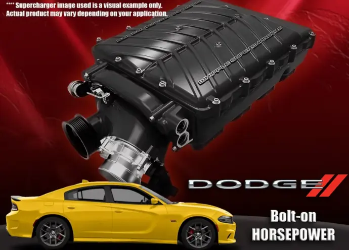 Whipple Whipple 2015-2017 | 6.4L | 300, Charger, Challenger | 3.0L | Gen 6 Supercharger Kit WK-3021-30