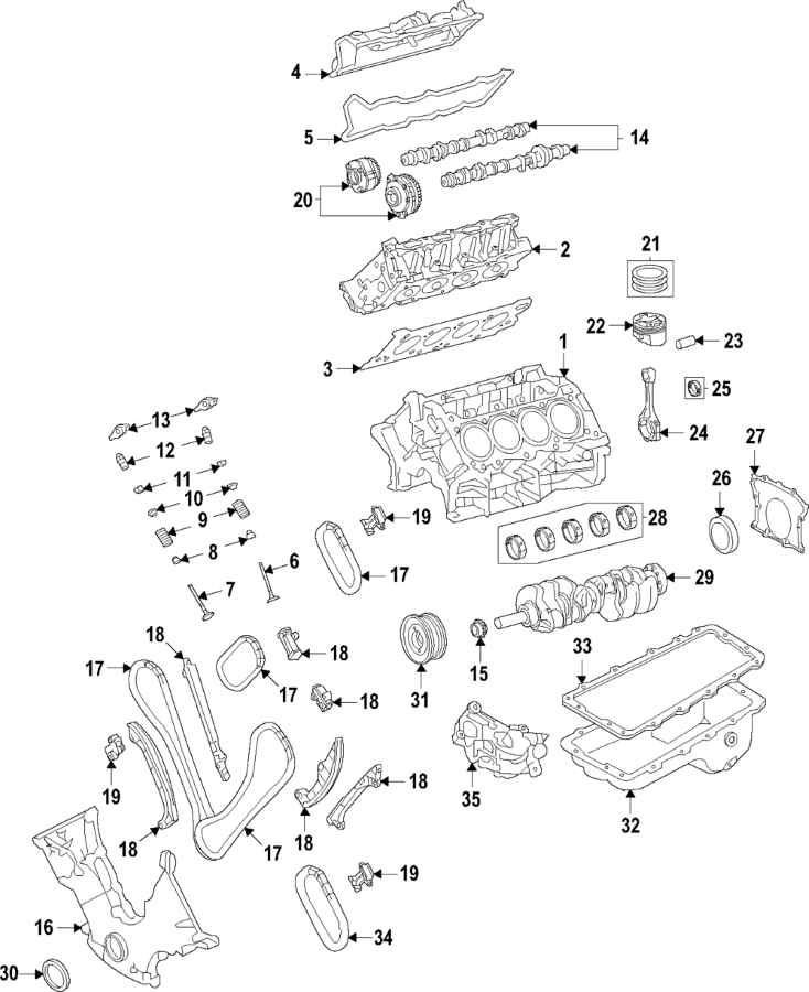 Ford Racing Crankshaft Assembly, Gen4, F150 ML3Z-6303-B