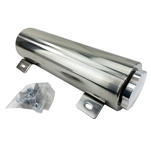 Performance World Radiator Coolant Overflow Recovery Tank. 3"x8". Po 126308