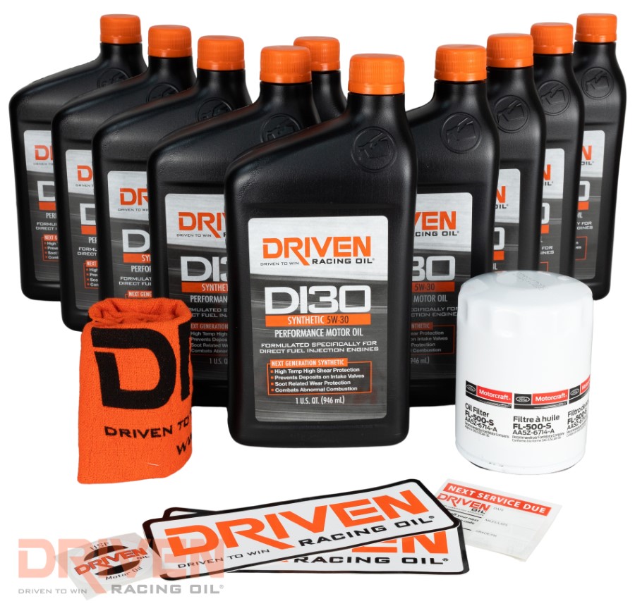 DI30 Oil Change Kit for Ford Mustang GT 5.0 Coyote (2018-2022) w/ 10 Qt Oil Capacity 21021K