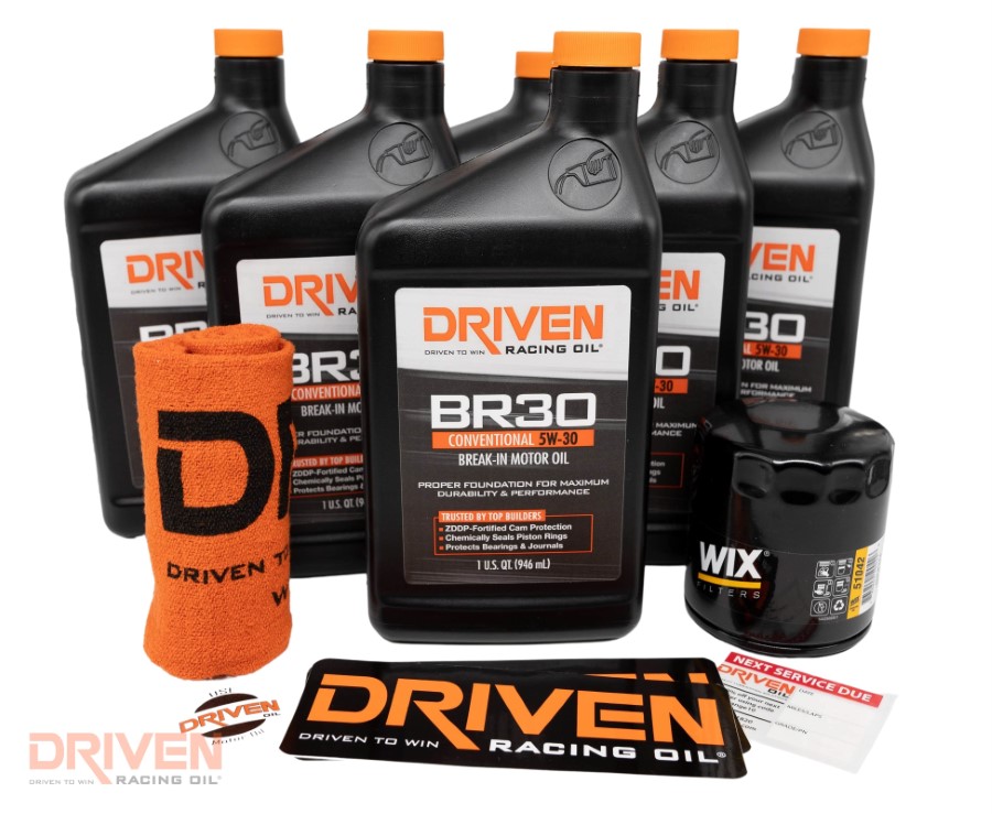 Driven Racing Oil Break-In Oil Fill Kit 1997 - 2006 GM Gen III LS Small Block 6 Quart 20600K