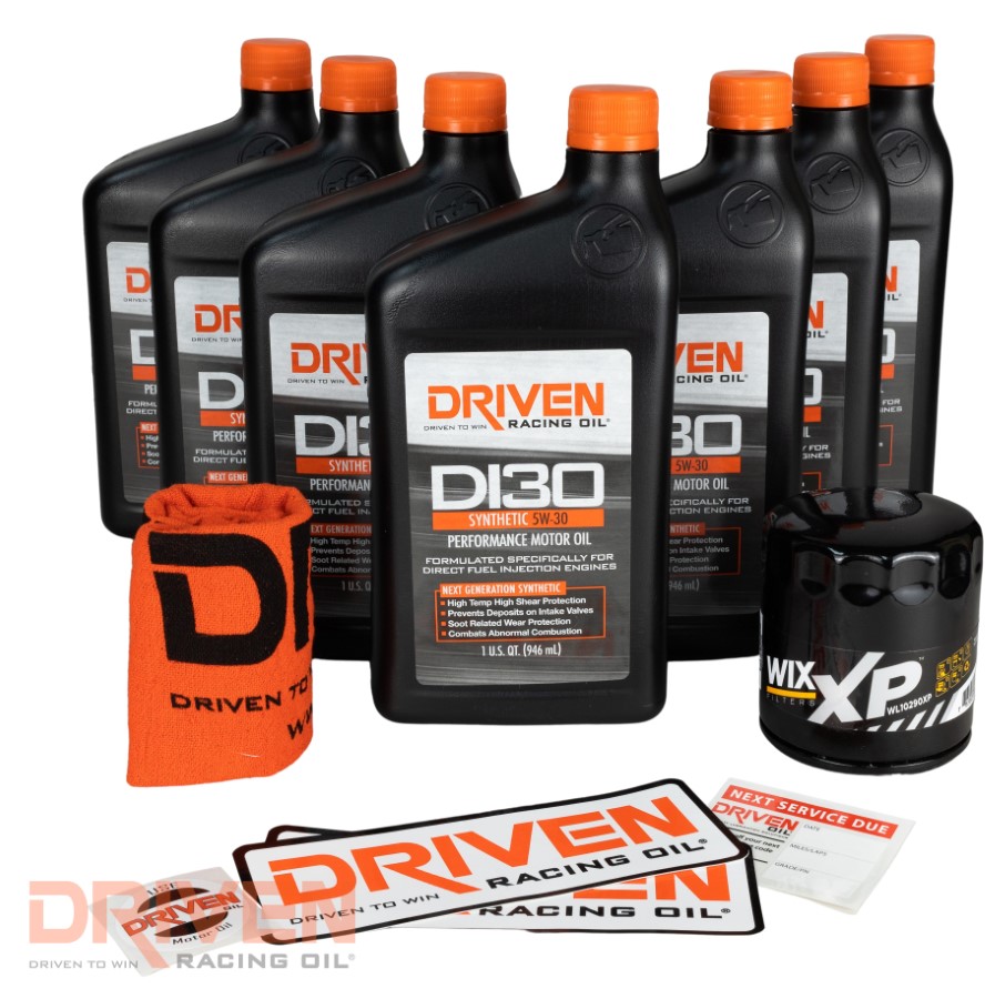 Driven Racing Oil DI30 Oil Change Kit for 2014-2018 Corvette Stingray GM LT1 Engine w/ 7 Qt Oil Capacity 20735K