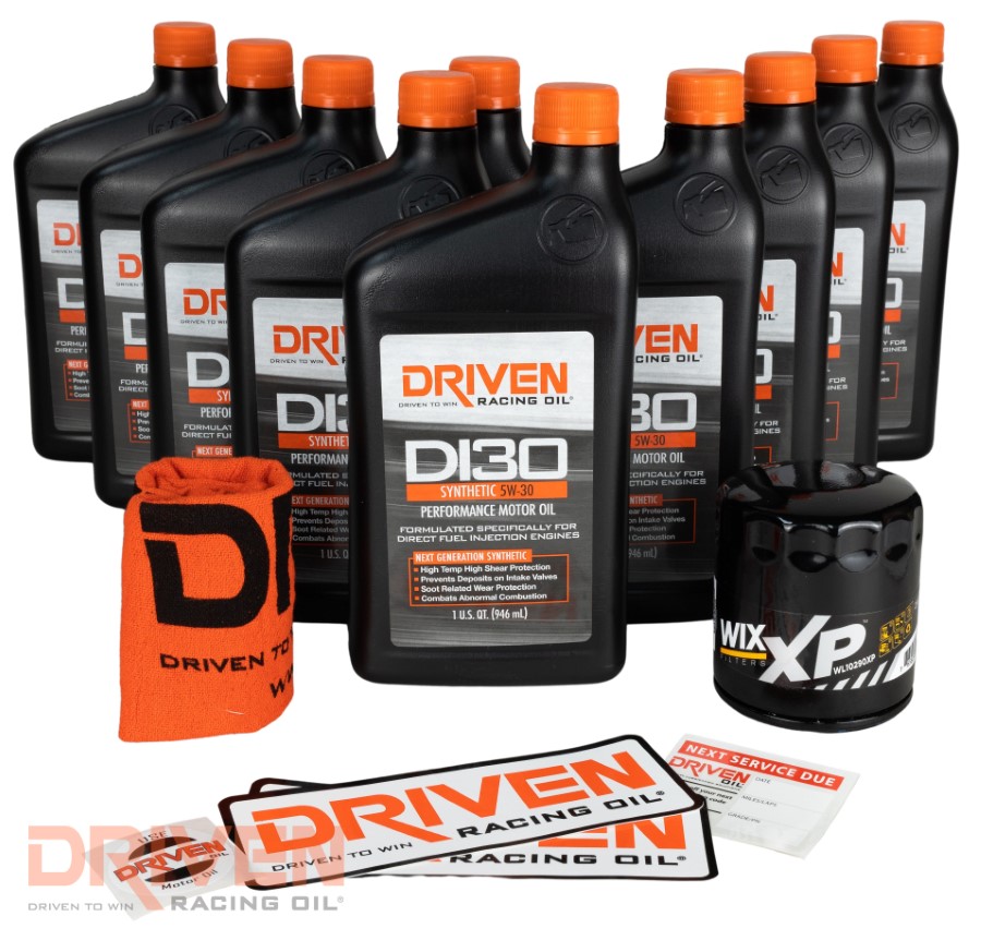 Driven Racing Oil DI30 Oil Change Kit for Gen V GM LT1 & LT4 Engines w/ 10 Qt Capacity 21035K
