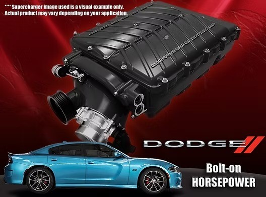 Whipple 2018-2023 | 6.4L | 300, Charger, Challenger | Gen 6 3.0L Supercharger Kit WK-3022-30