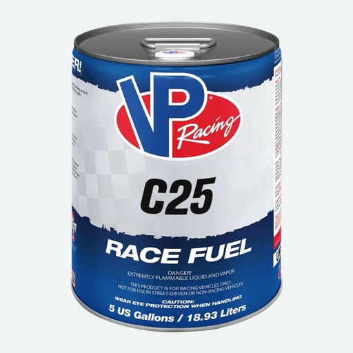 VP Racing C25 Leaded Race Fuel 5 Gallon 1522