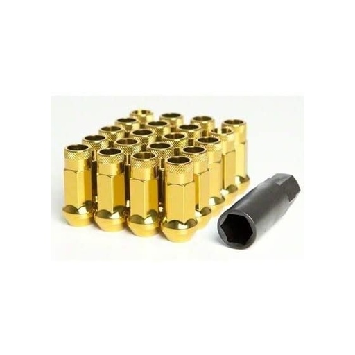 Muteki SR48 Open End Lug Nuts – M12 X 1.25 Gold 32905Z
